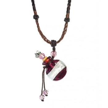 collier diffuseur huile essentielle Fiole Rubis