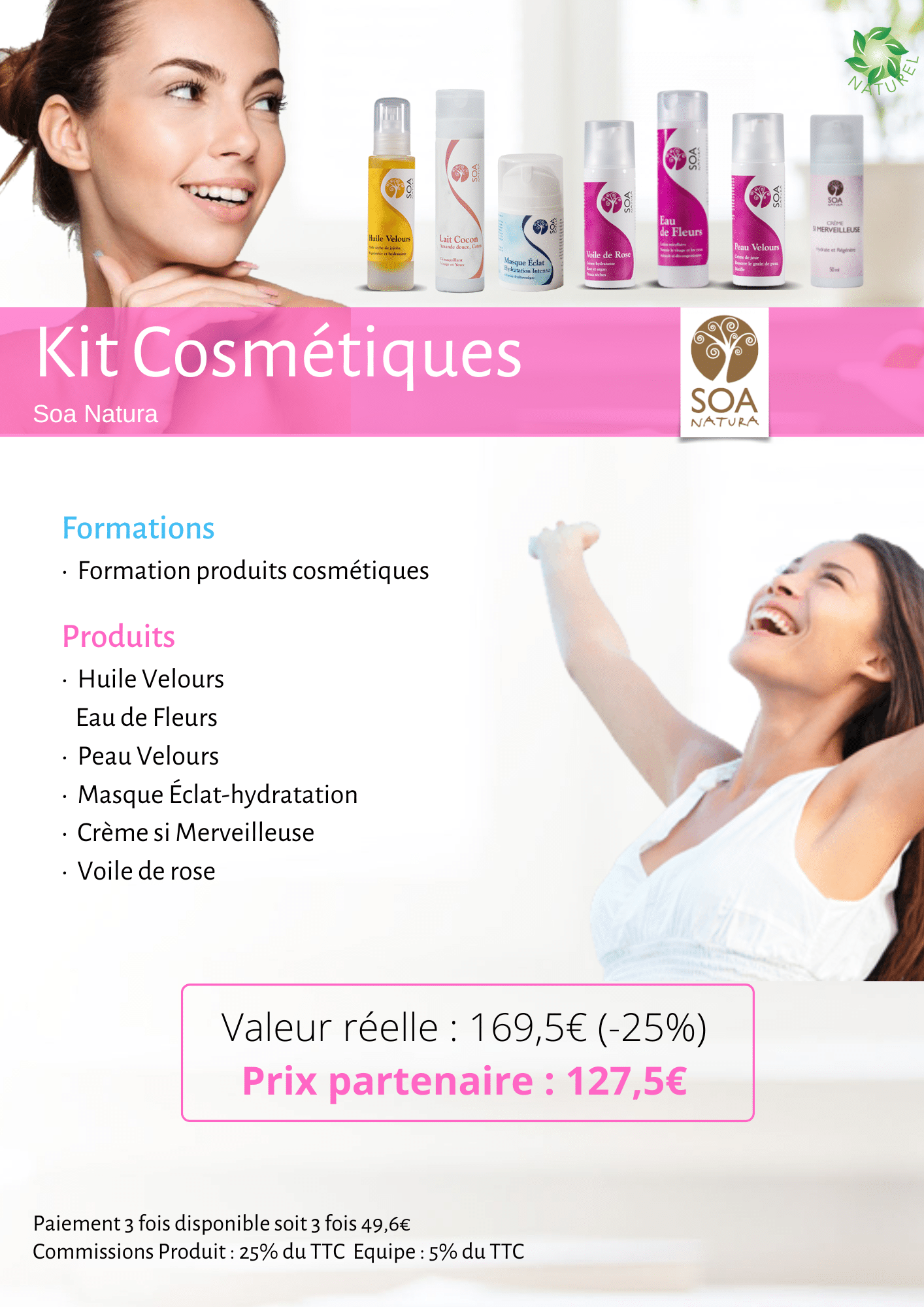 Kit Cosmétiques naturels